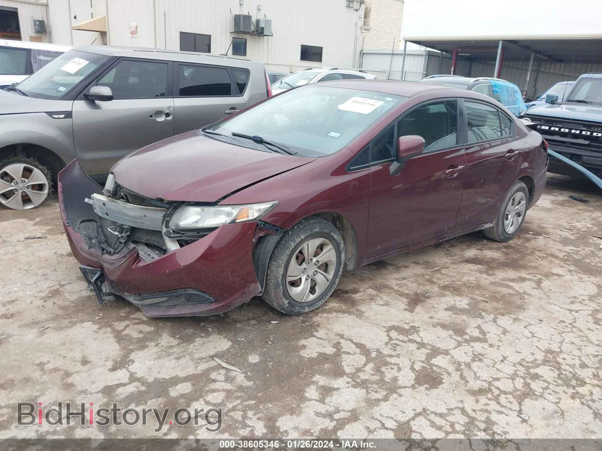 2015 HONDA CIVIC - VIN: 2HGFB2F57FH545329 - Фото 2