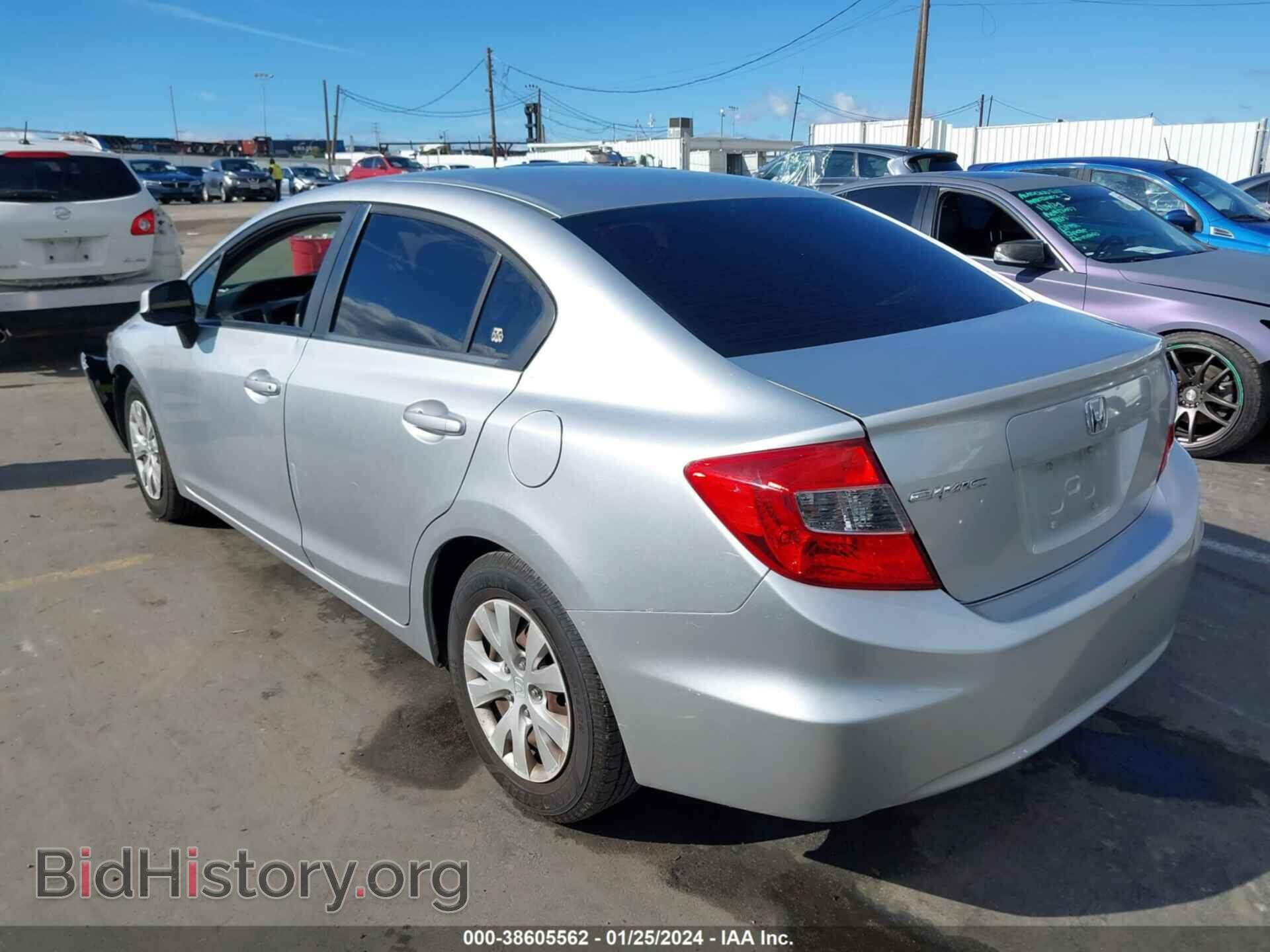 2012 HONDA CIVIC - VIN: 19XFB2F57CE351132 - Фото 3
