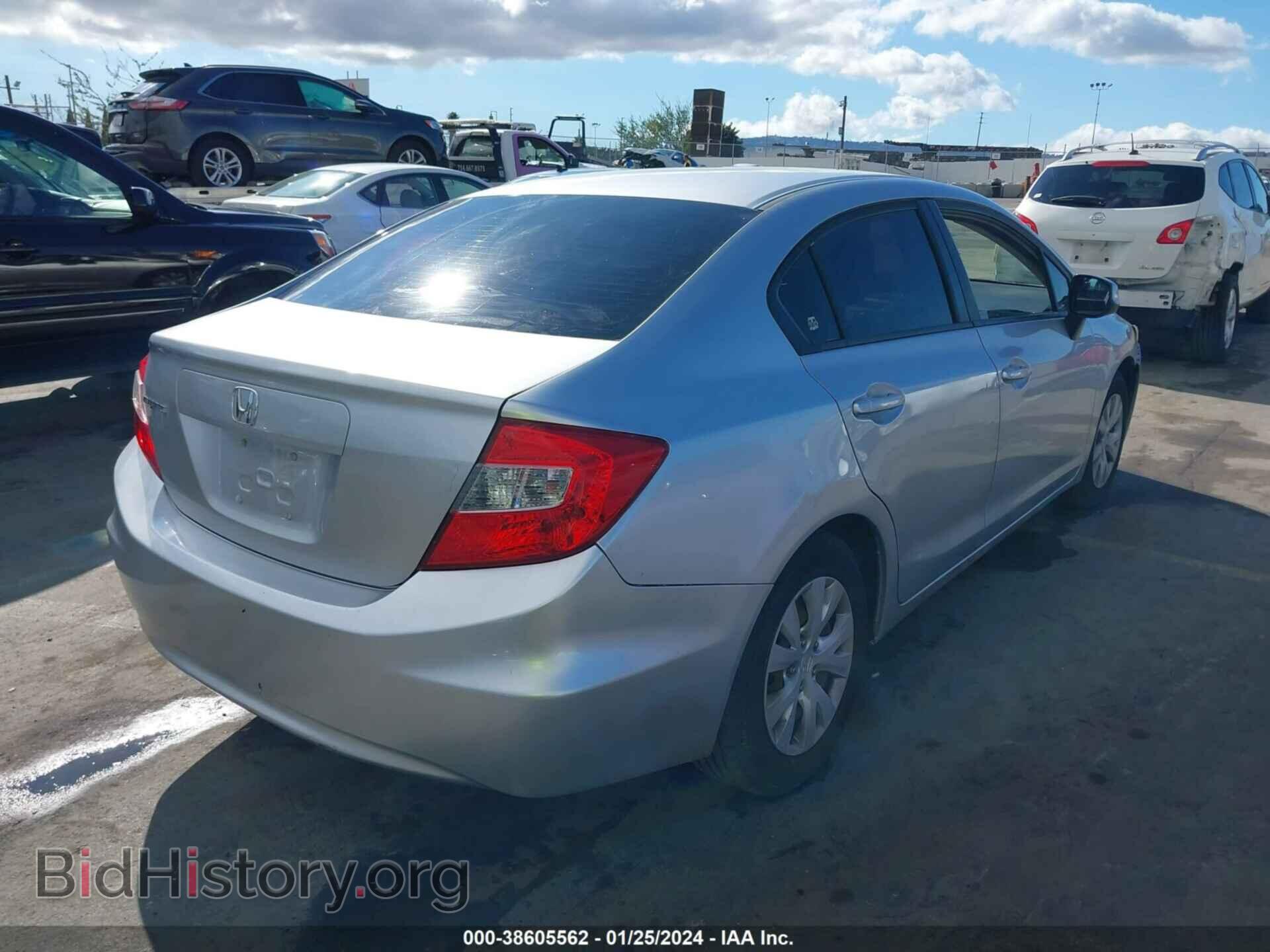 2012 HONDA CIVIC - VIN: 19XFB2F57CE351132 - Фото 4