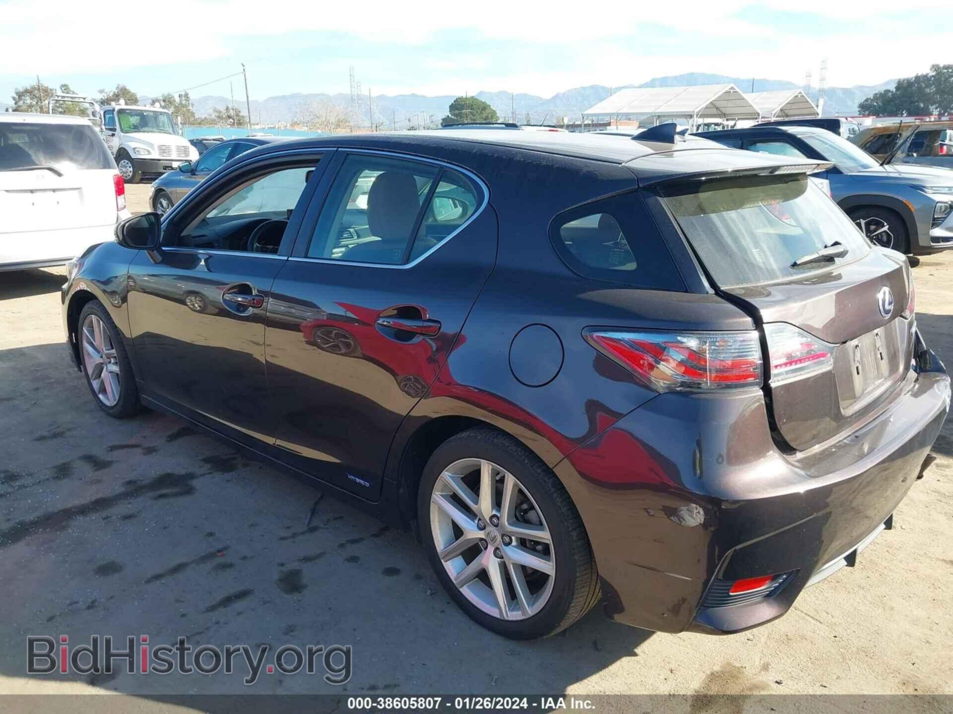 2014 LEXUS CT 200H - VIN: JTHKD5BH3E2181408 - Фото 3