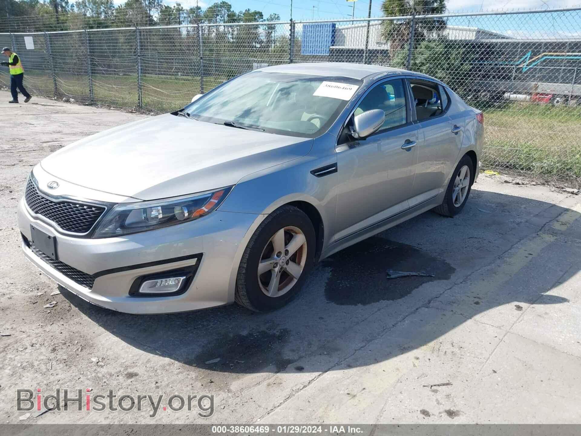2014 KIA OPTIMA - VIN: KNAGM4A72E5458555 - Фото 2