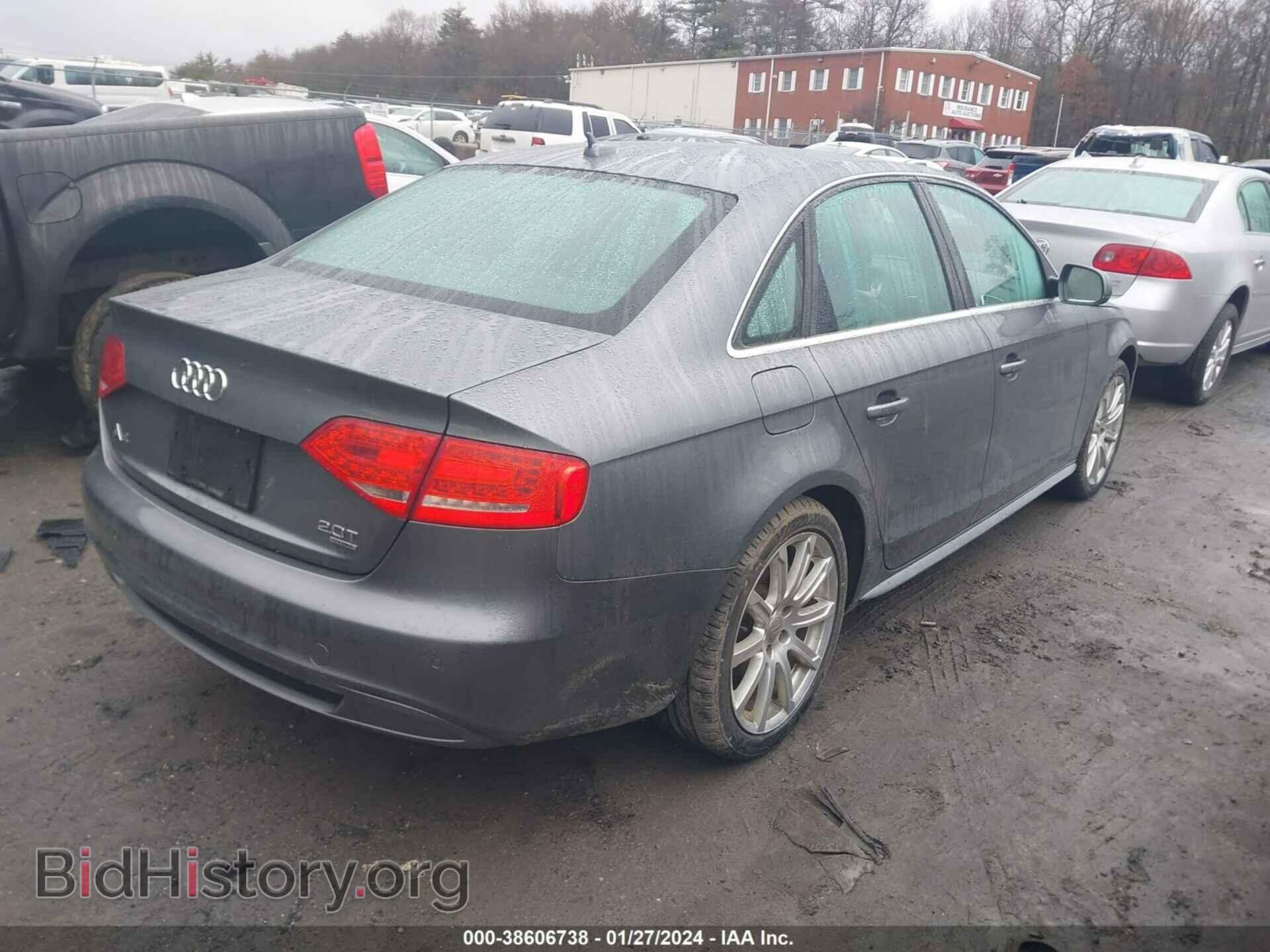 2012 AUDI A4 - VIN: WAUFFAFL2CN004250 - Фото 4