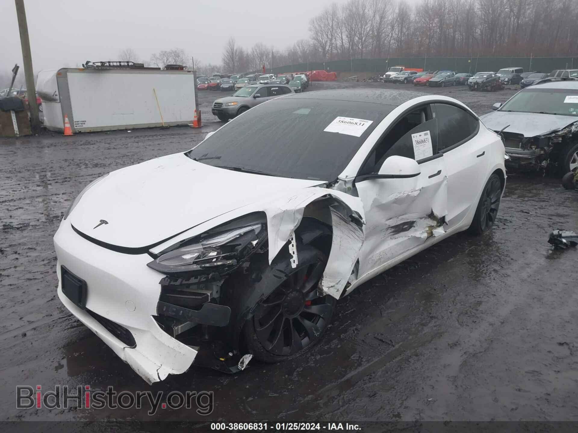 2021 TESLA MODEL 3 - VIN: 5YJ3E1EC1MF867888 - Фото 2