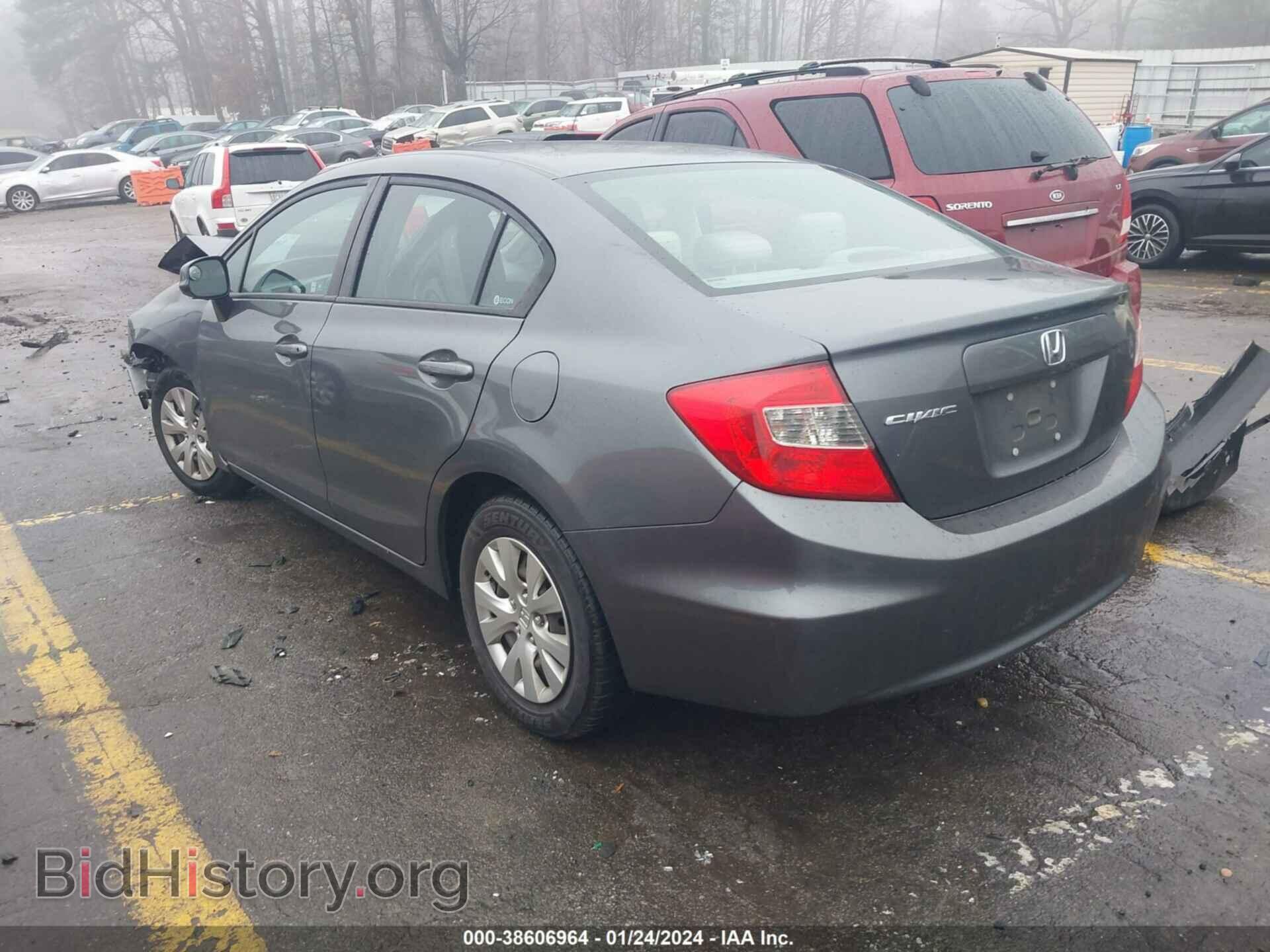 2012 HONDA CIVIC - VIN: 19XFB2F50CE093259 - Фото 3