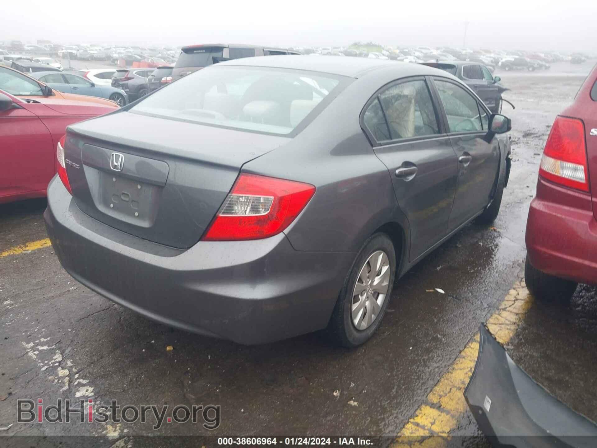 2012 HONDA CIVIC - VIN: 19XFB2F50CE093259 - Фото 4