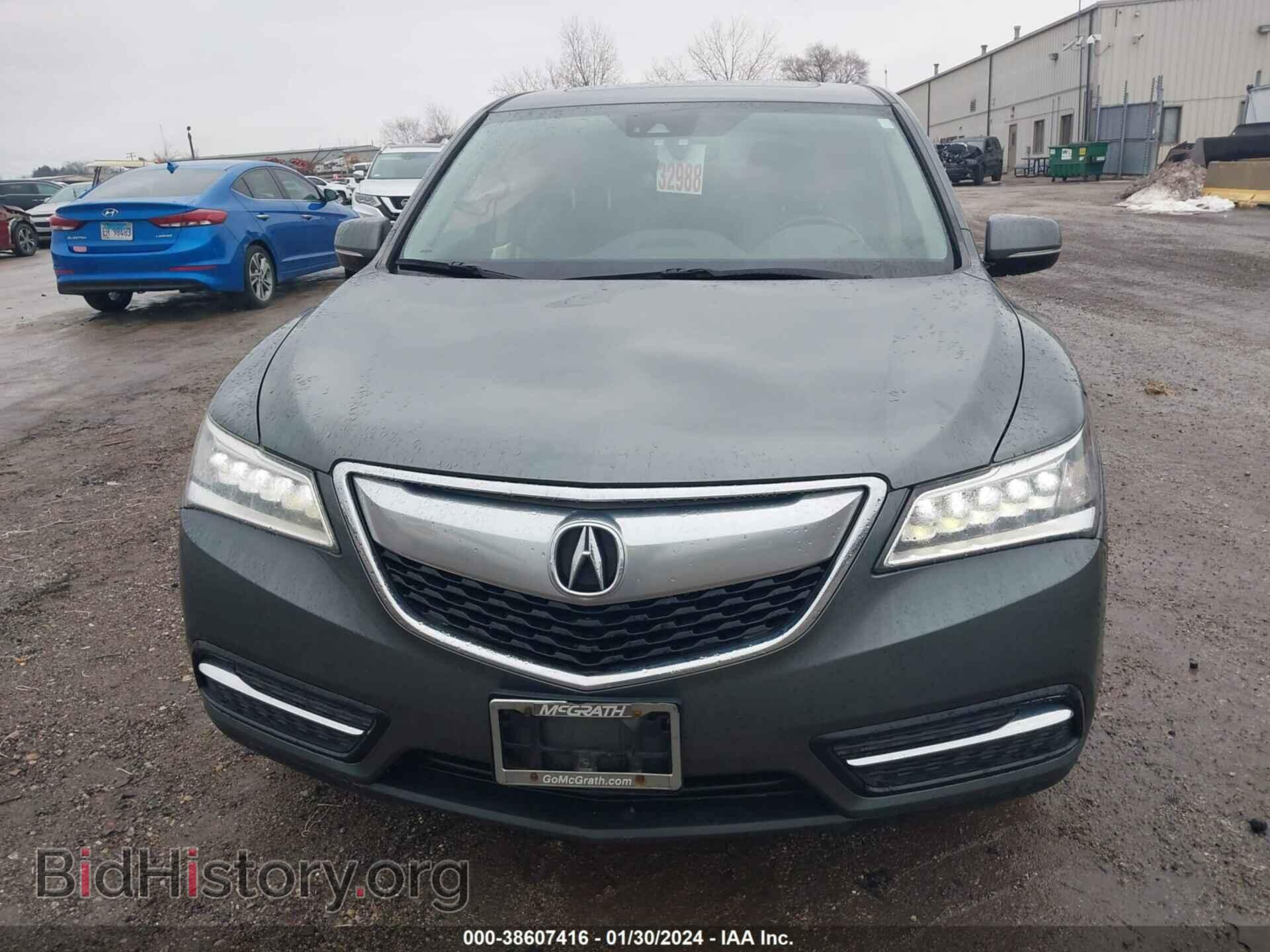 2016 ACURA MDX - VIN: 5FRYD4H40GB014397 - Фото 12