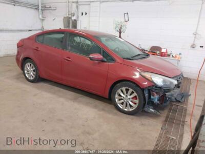 2016 Kia FORTE LX, red — VIN KNAFX4A66G5504448, IAAI
