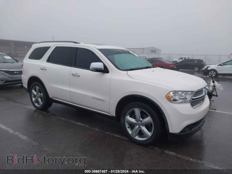 2012 Dodge DURANGO Citadel (VIN 1C4SDHET3CC217656) — фото 1 из 11, IAAI, повреждение: левая передняя часть