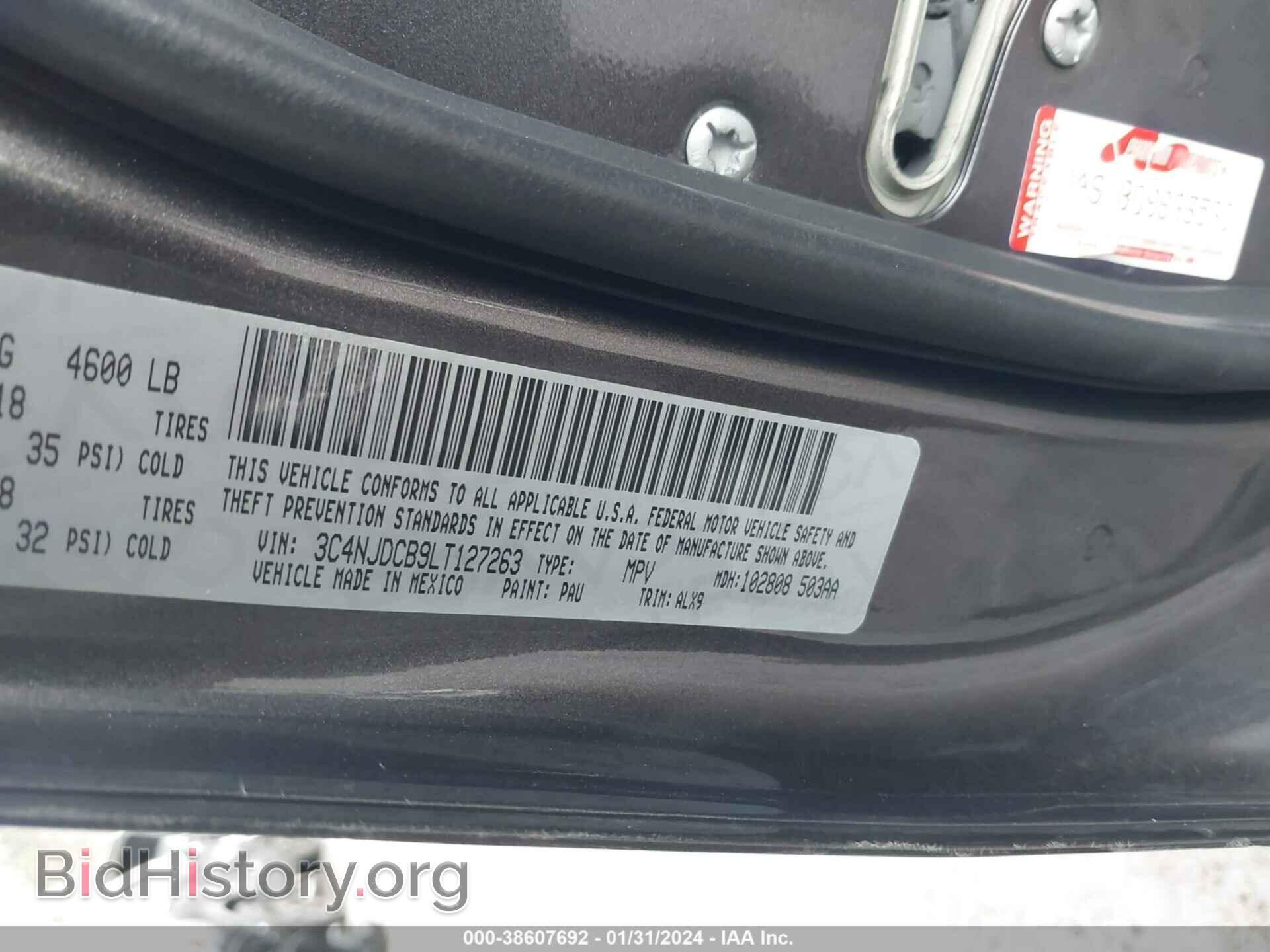 2020 JEEP COMPASS - VIN: 3C4NJDCB9LT127263 - Фото 9
