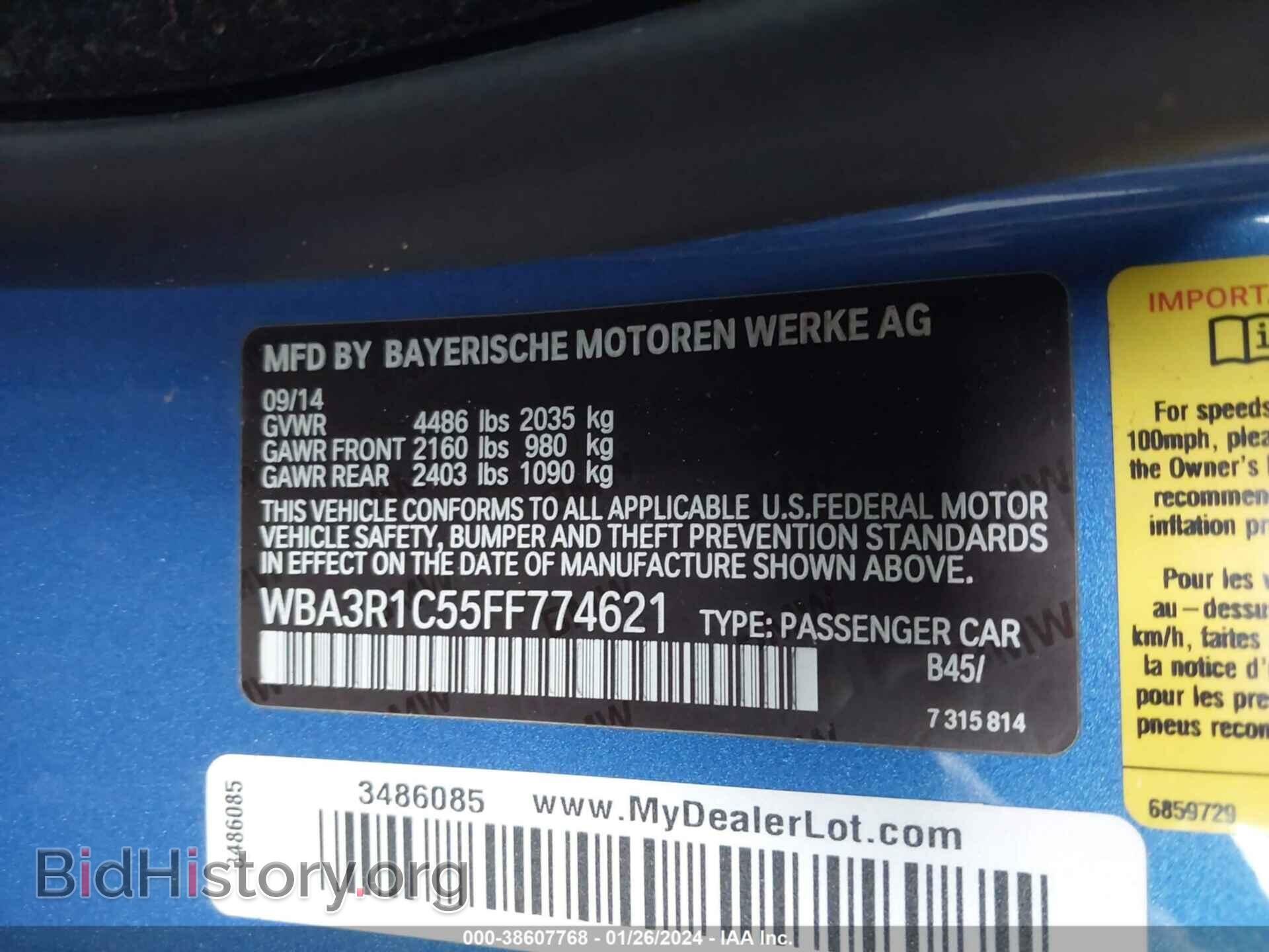 2015 BMW 435I - VIN: WBA3R1C55FF774621 - Photo 9