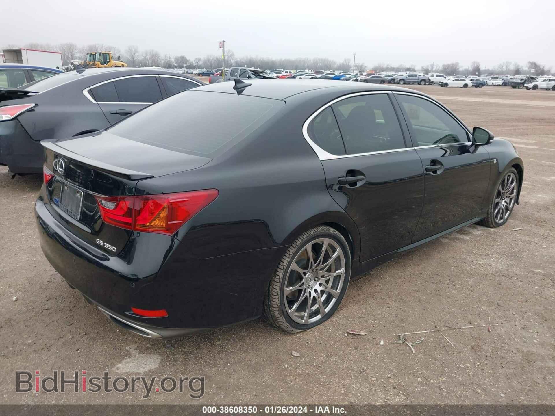 2013 LEXUS GS 350 - VIN: JTHBE1BL0D5016228 - Фото 4