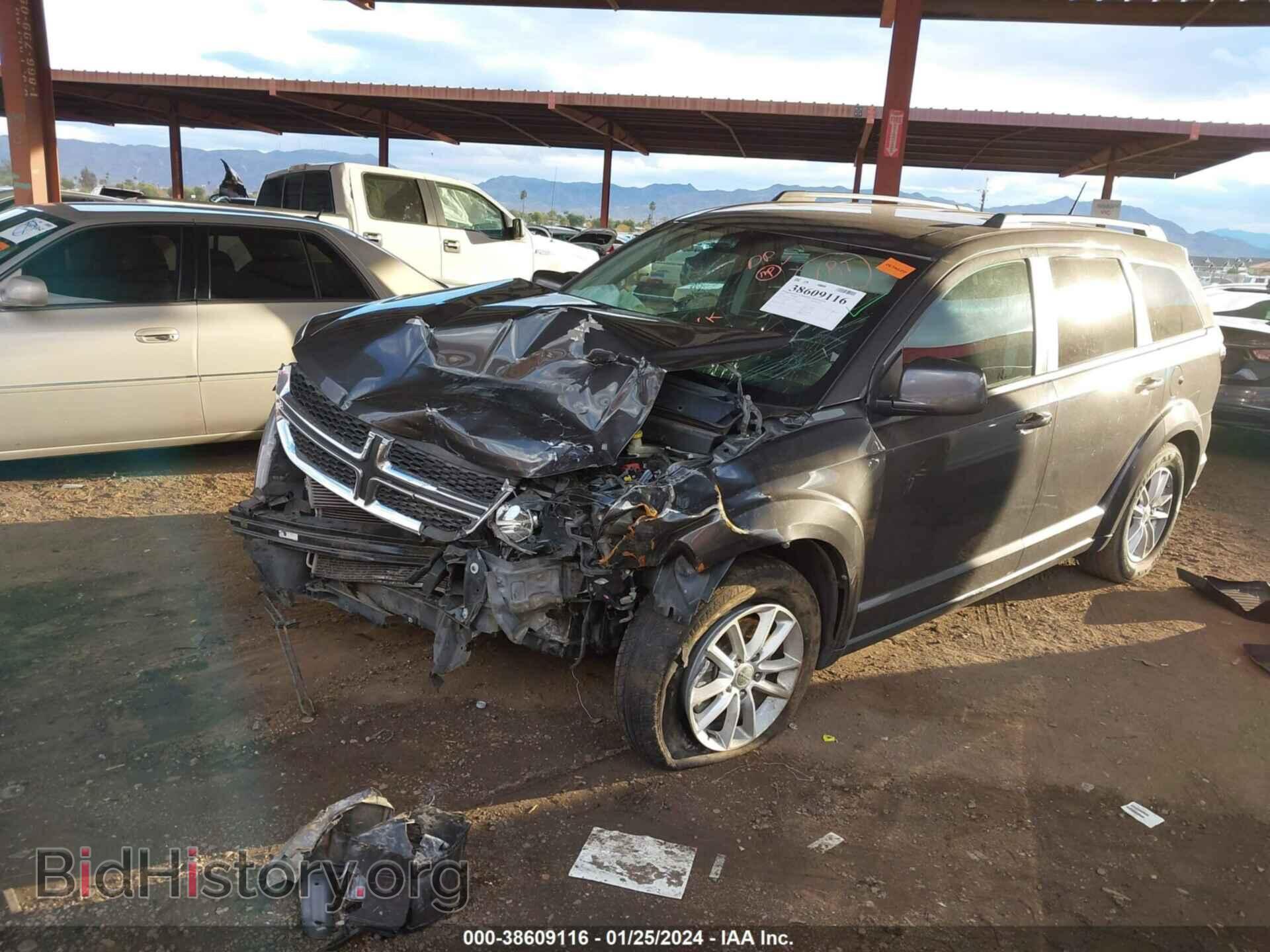 2016 DODGE JOURNEY - VIN: 3C4PDCBB5GT156714 - Фото 2