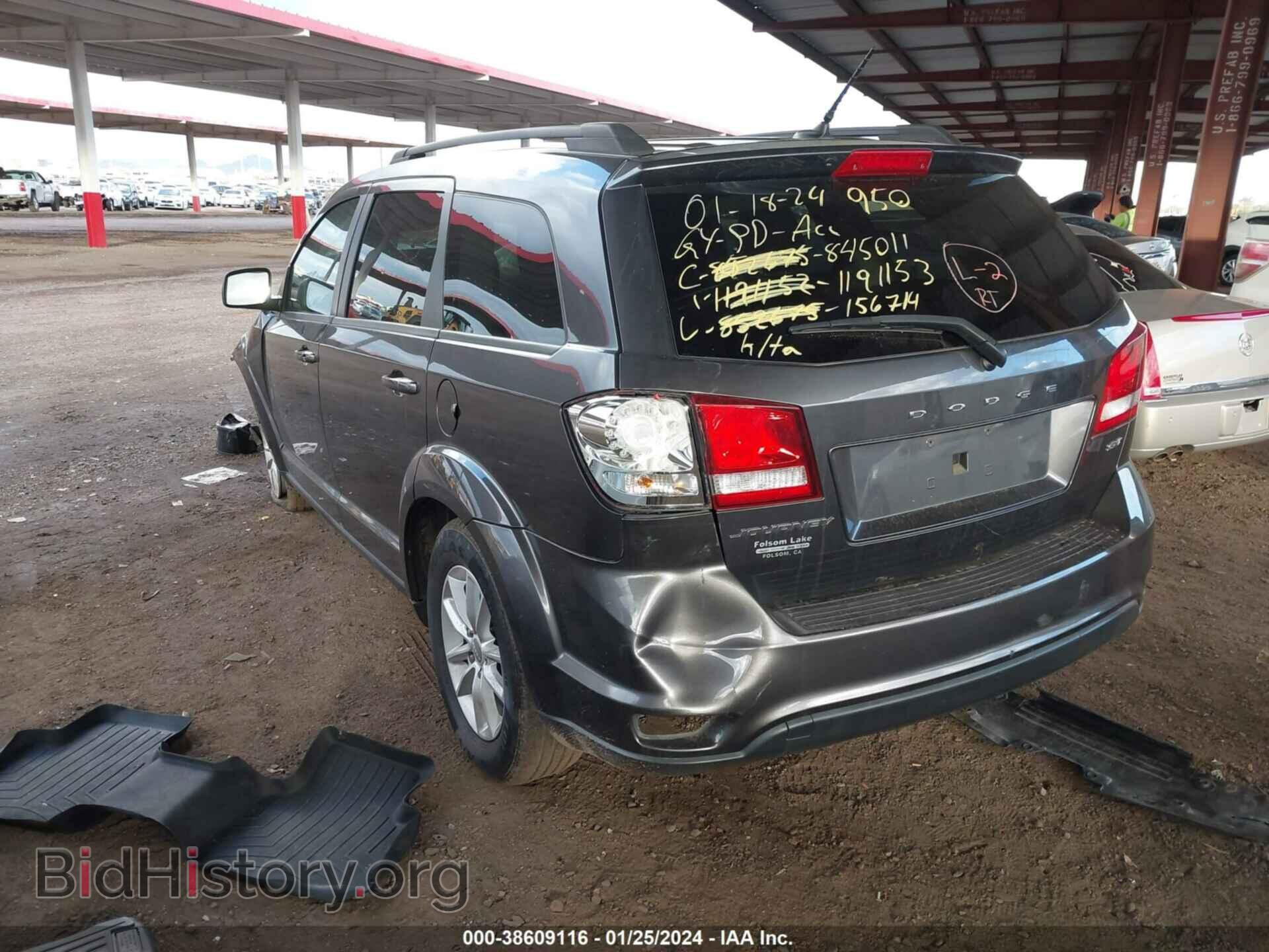 2016 DODGE JOURNEY - VIN: 3C4PDCBB5GT156714 - Фото 3