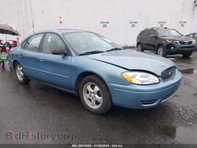 2006 Ford TAURUS SE, синий — VIN 1FAFP53U56A256404, IAAI