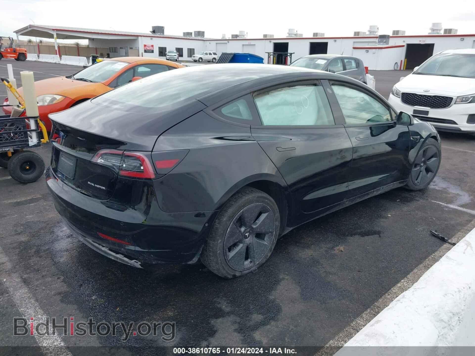 2022 TESLA MODEL 3 - VIN: 5YJ3E1EB0NF352390 - Фото 4
