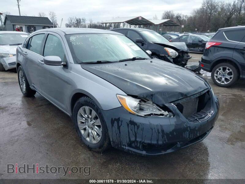 2014 Chrysler 200 LX (VIN 1C3CCBAG8EN101409) — фото 1 из 16, IAAI, повреждение: передняя часть