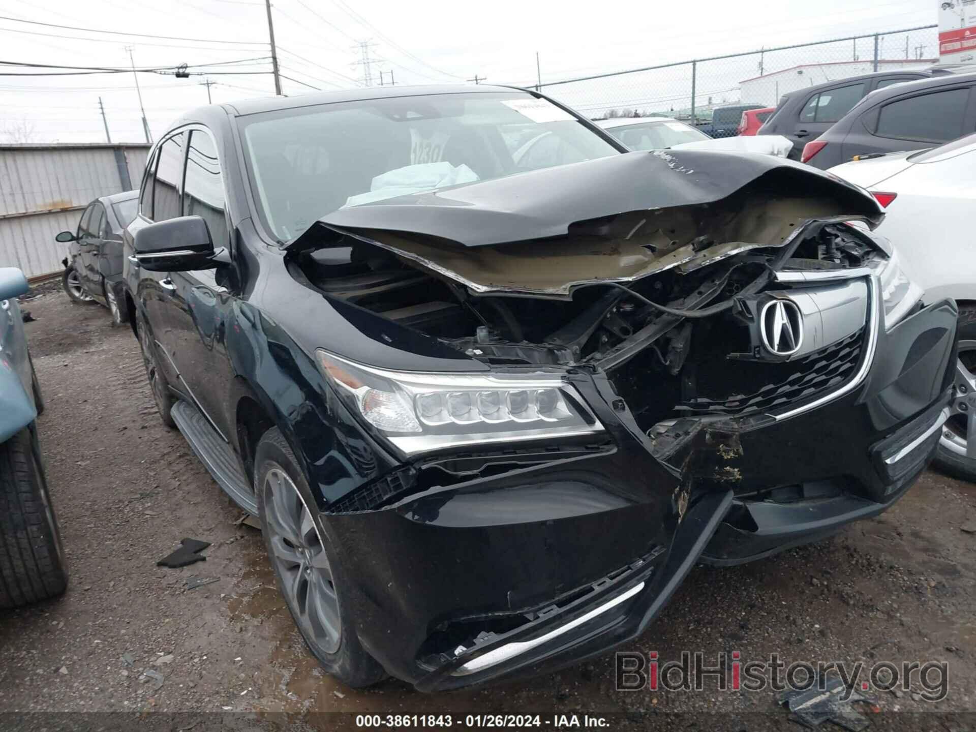 Фотография 5FRYD3H60GB010619 - ACURA MDX 2016