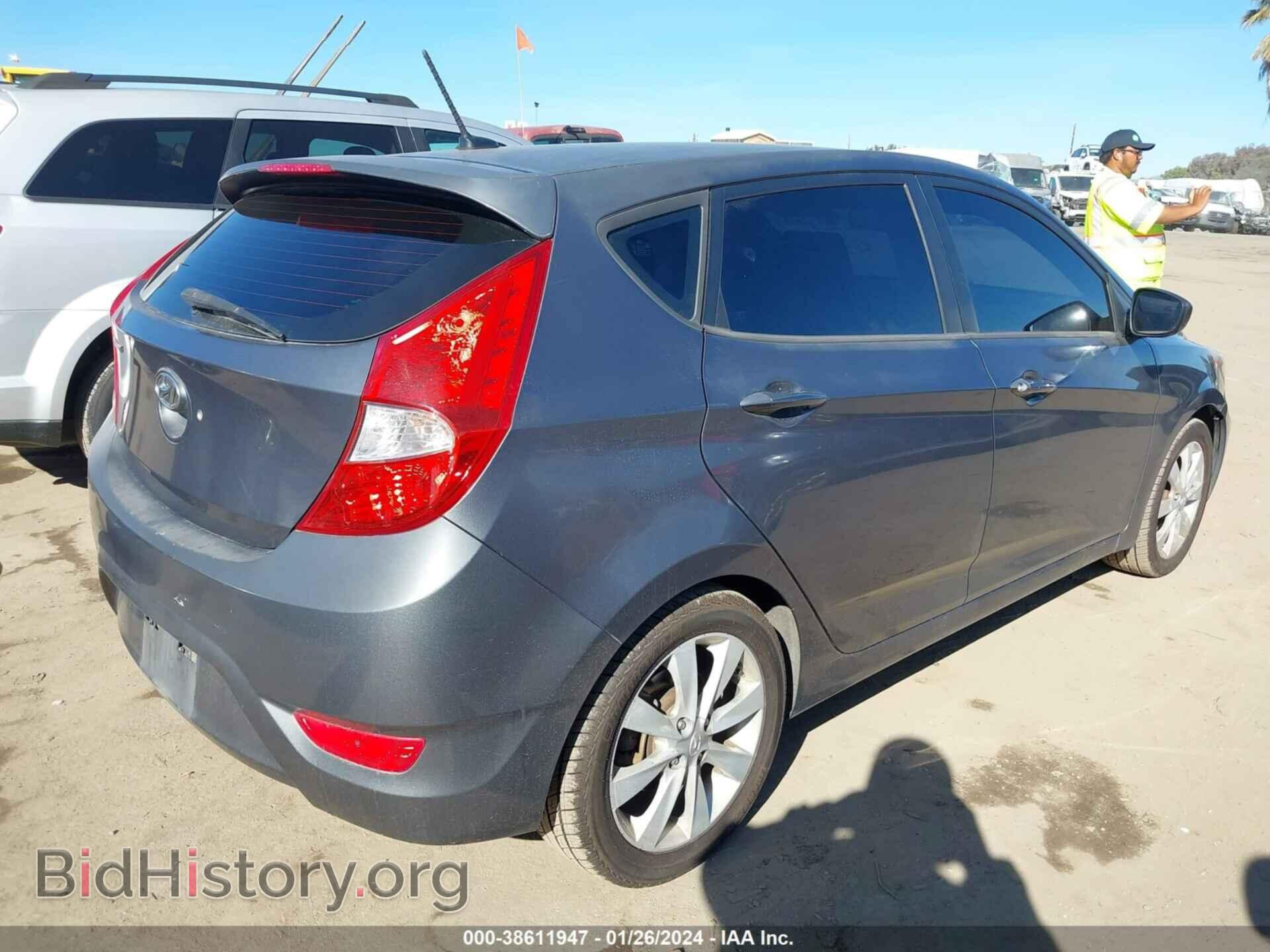 2012 HYUNDAI ACCENT - VIN: KMHCU5AE3CU022432 - Фото 4