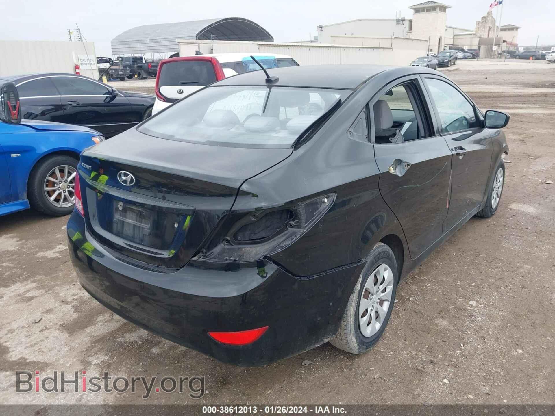 2016 HYUNDAI ACCENT - VIN: KMHCT4AE4GU049920 - Фото 4