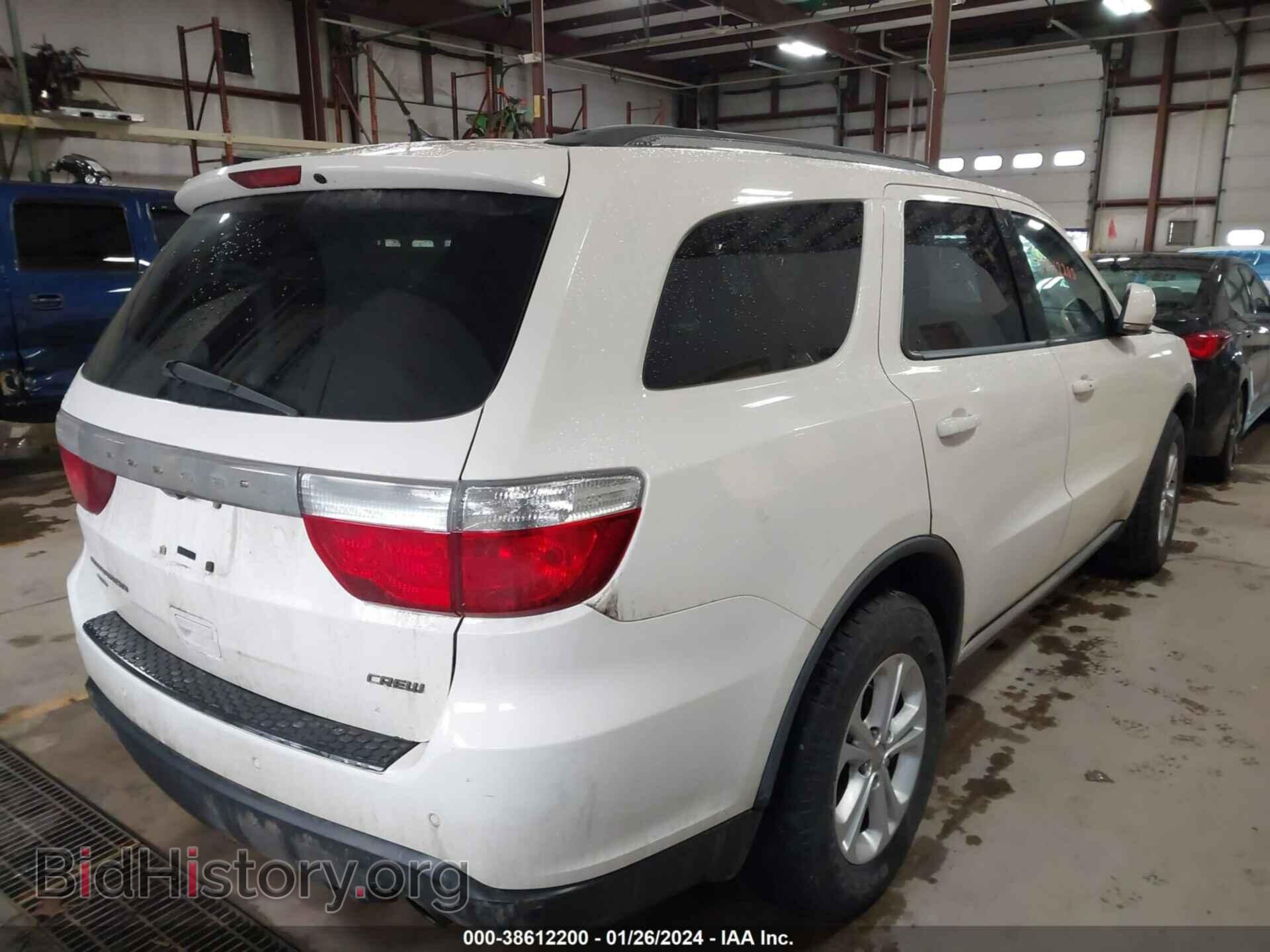 2012 DODGE DURANGO - VIN: 1C4RDJDGXCC111652 - Фото 4