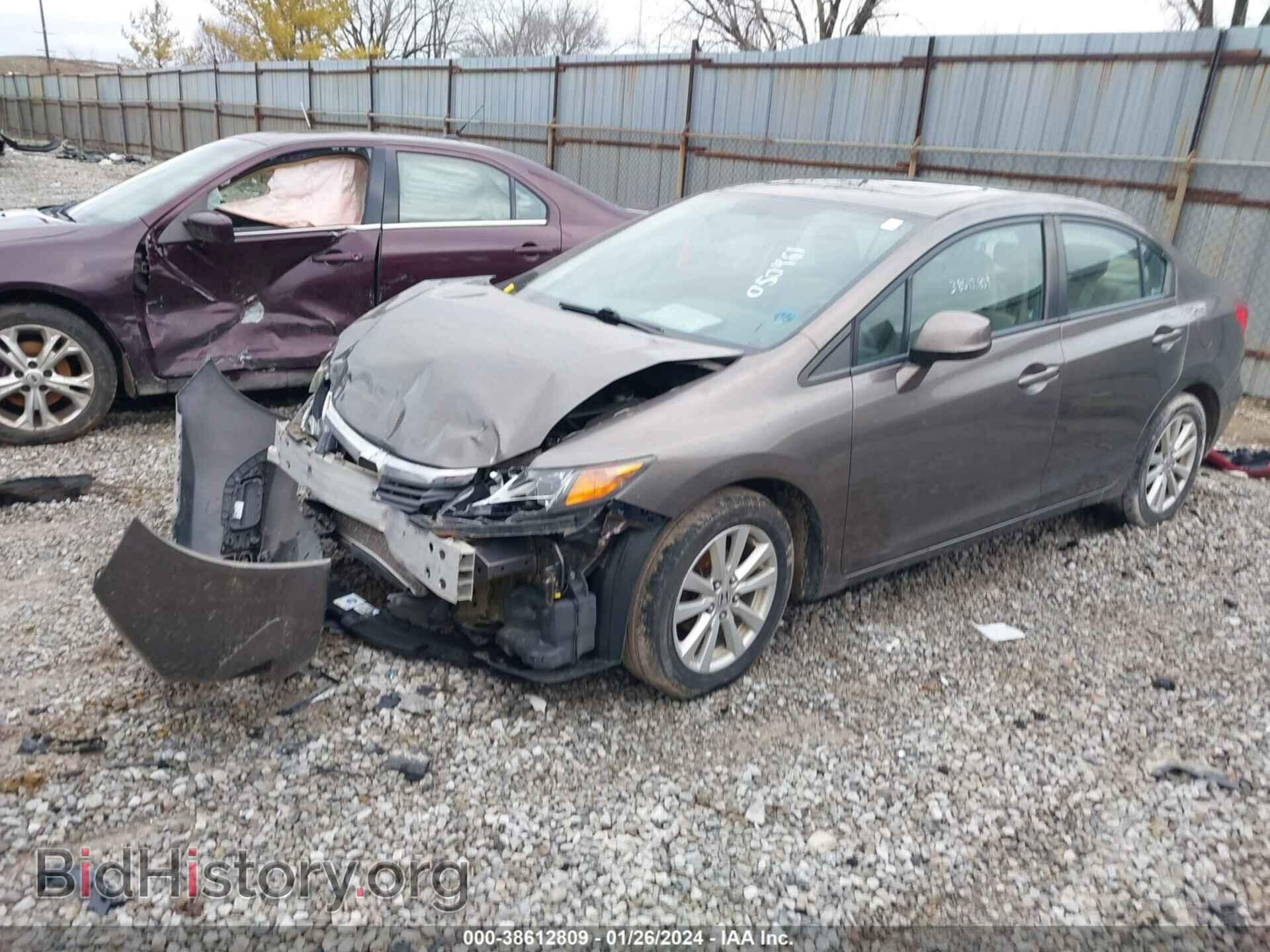2012 HONDA CIVIC - VIN: 19XFB2F88CE050461 - Фото 2