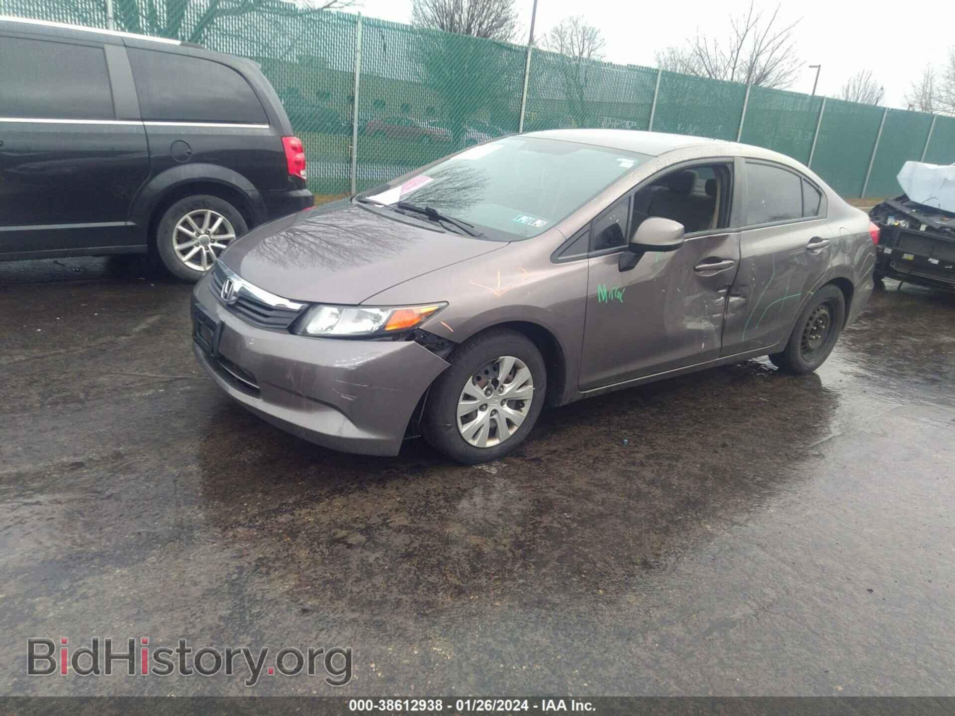 2012 HONDA CIVIC - VIN: 19XFB2F58CE316468 - Photo 2
