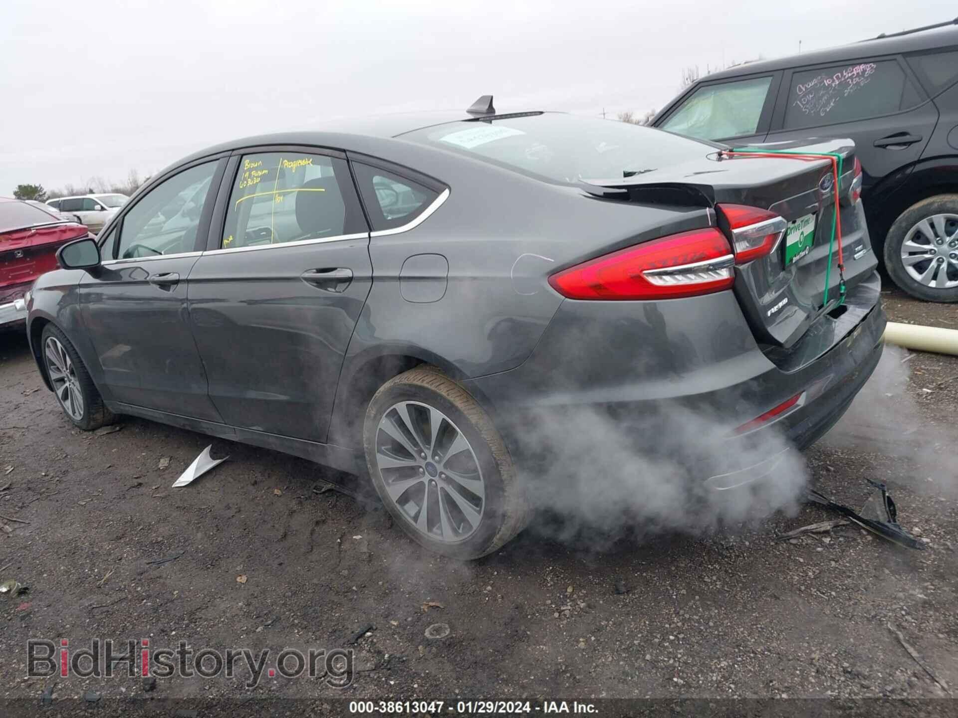 2019 FORD FUSION - VIN: 3FA6P0T9XKR264545 - Фото 3
