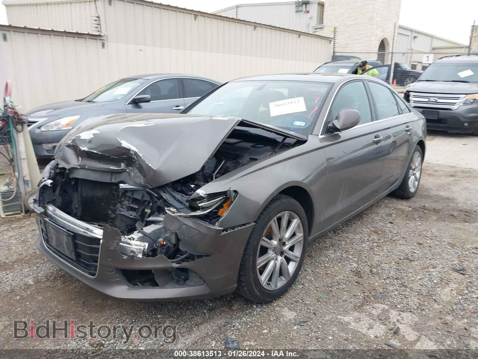 2013 AUDI A6 - VIN: WAUGFAFC6DN090152 - Фото 2