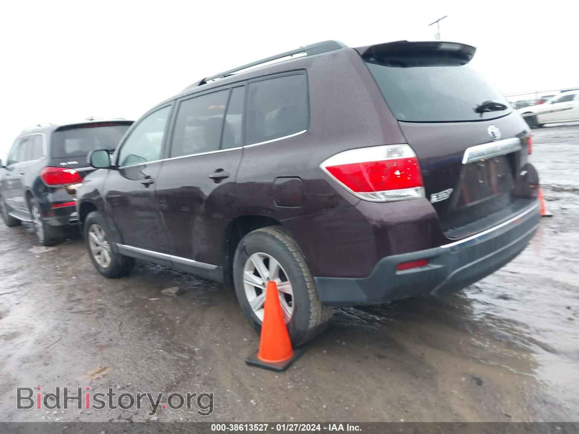 2013 TOYOTA HIGHLANDER - VIN: 5TDBK3EH6DS244502 - Фото 3