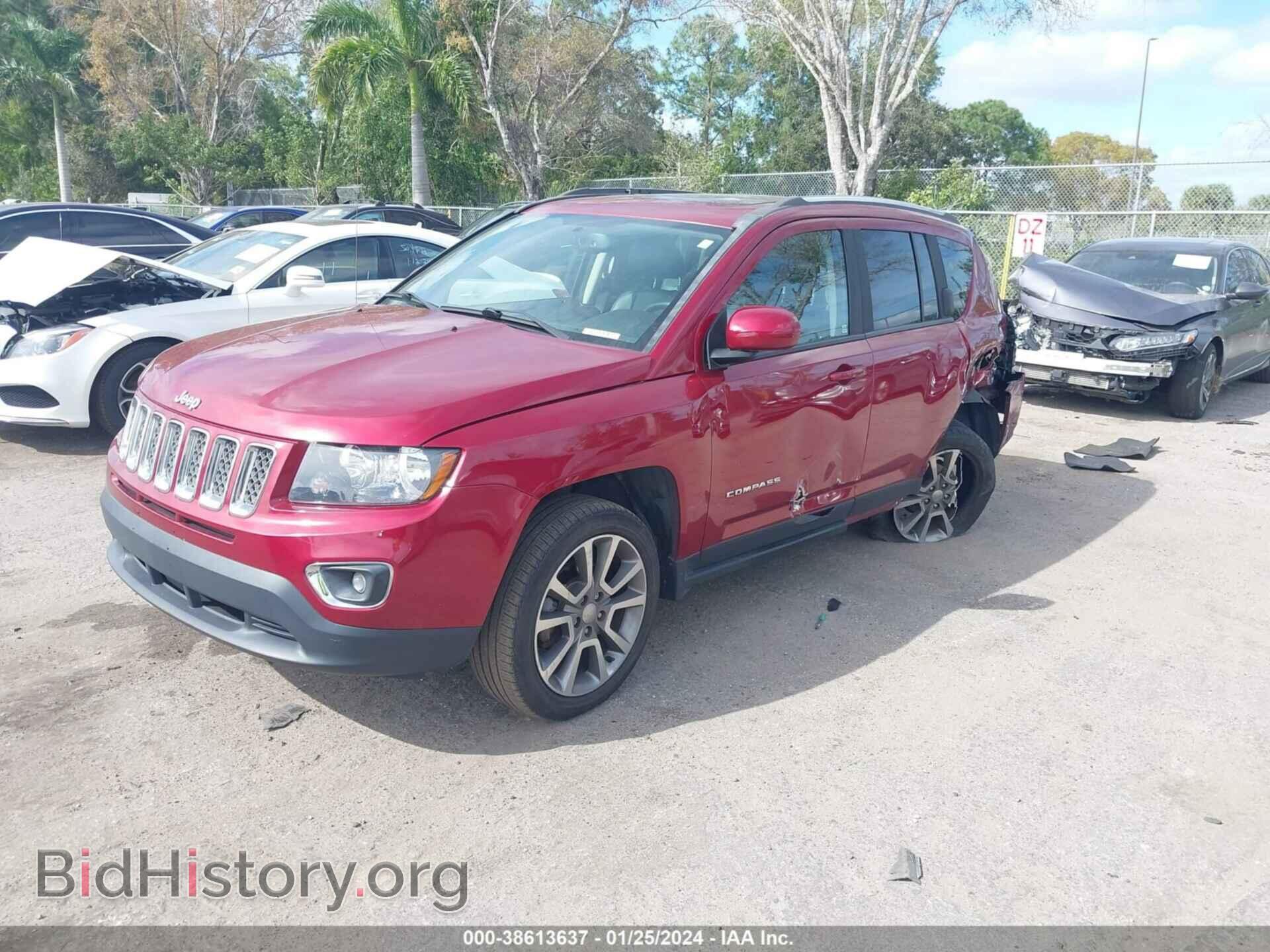 2017 JEEP COMPASS - VIN: 1C4NJDEB2HD108421 - Фото 2