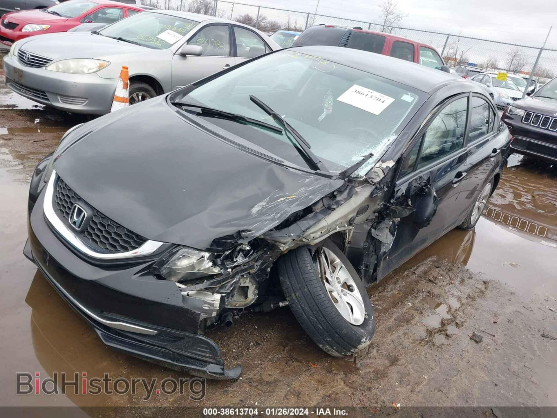 2014 HONDA CIVIC - VIN: 19XFB2F54EE261407 - Фото 2