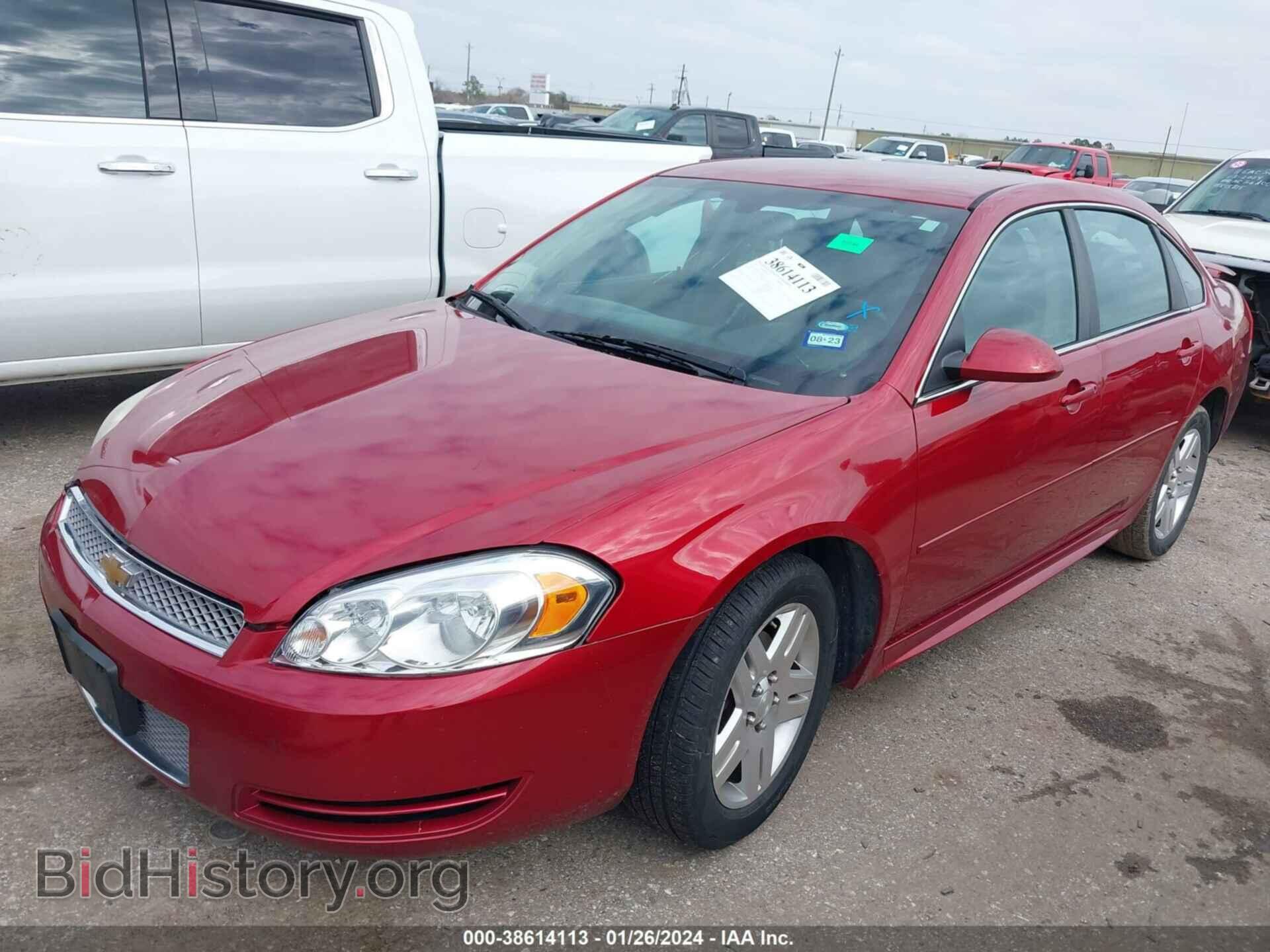 2012 CHEVROLET IMPALA - VIN: 2G1WB5E31C1331353 - Фото 2