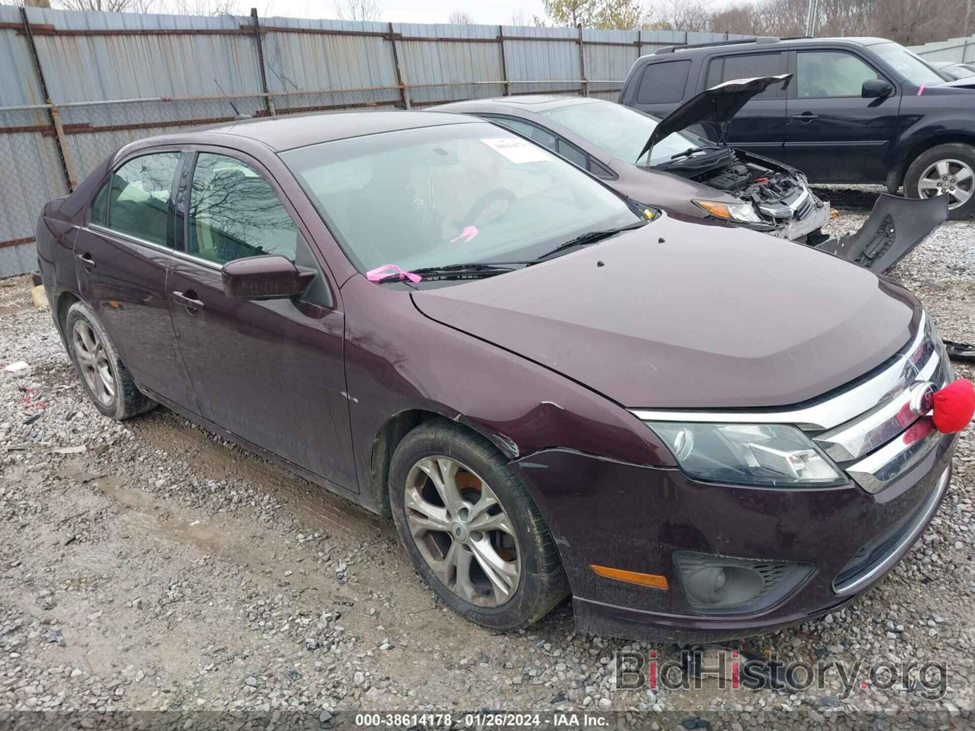 Photo 3FAHP0HA4CR309699 - FORD FUSION 2012