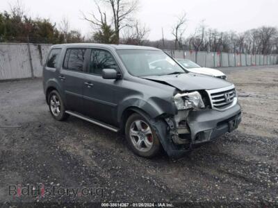 2013 Honda PILOT EX, серый — VIN 5FNYF4H43DB040046, IAAI