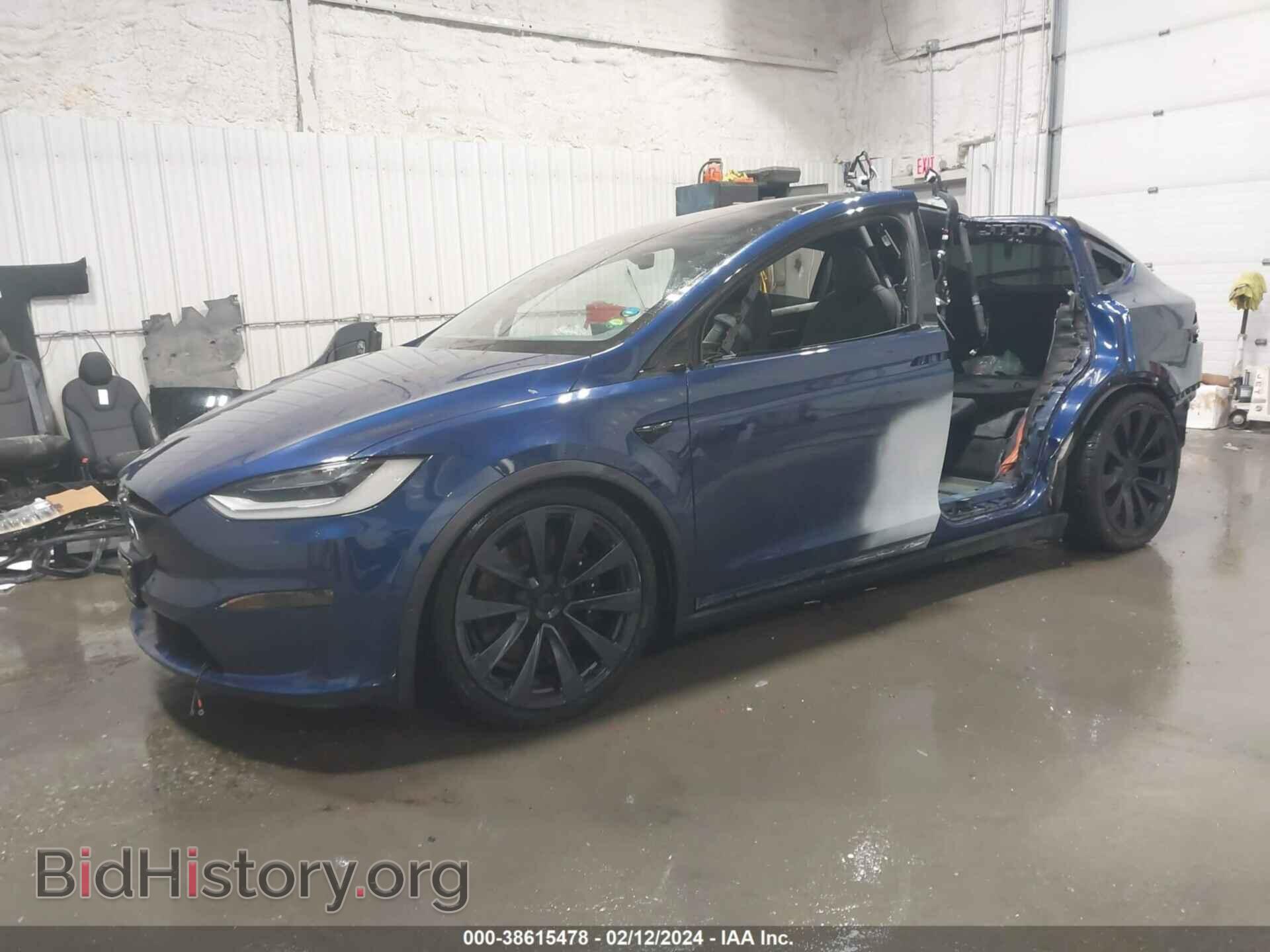 2022 TESLA MODEL X - VIN: 7SAXCBE53NF328384 - Фото 2