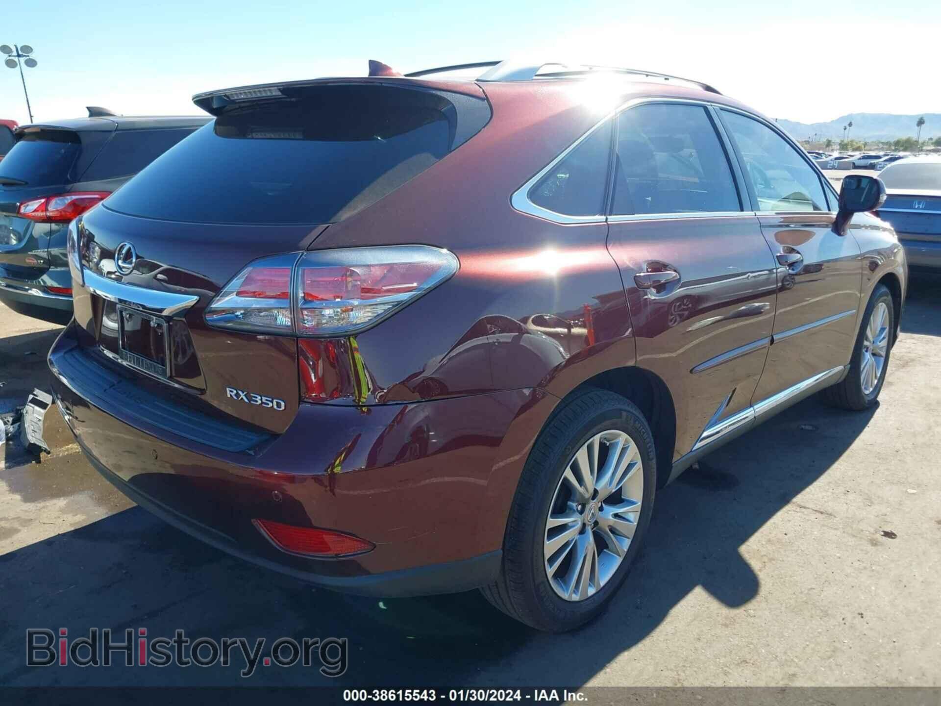 2014 LEXUS RX 350 - VIN: 2T2ZK1BA6EC141015 - Фото 4