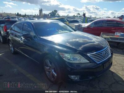2011 Lexus LS 460 L, черный — VIN JTHGL5EF2B5043016, IAAI