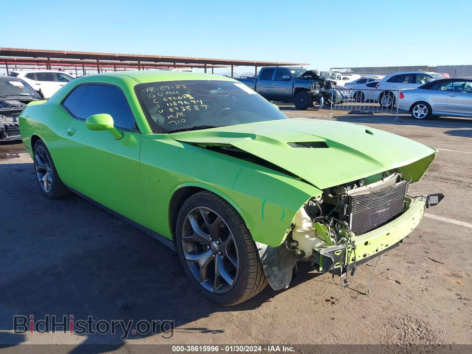 Photo 2C3CDZAT5FH873587 - DODGE CHALLENGER 2015