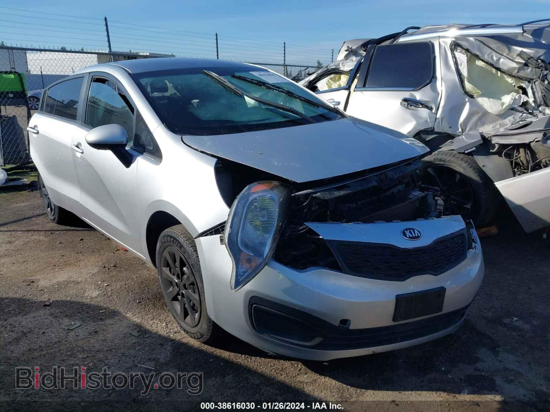 Фотография KNADM4A38E6374900 - KIA RIO 2014