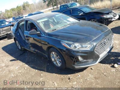2019 Hyundai SONATA SE, black — VIN 5NPE24AF0KH763040, IAAI