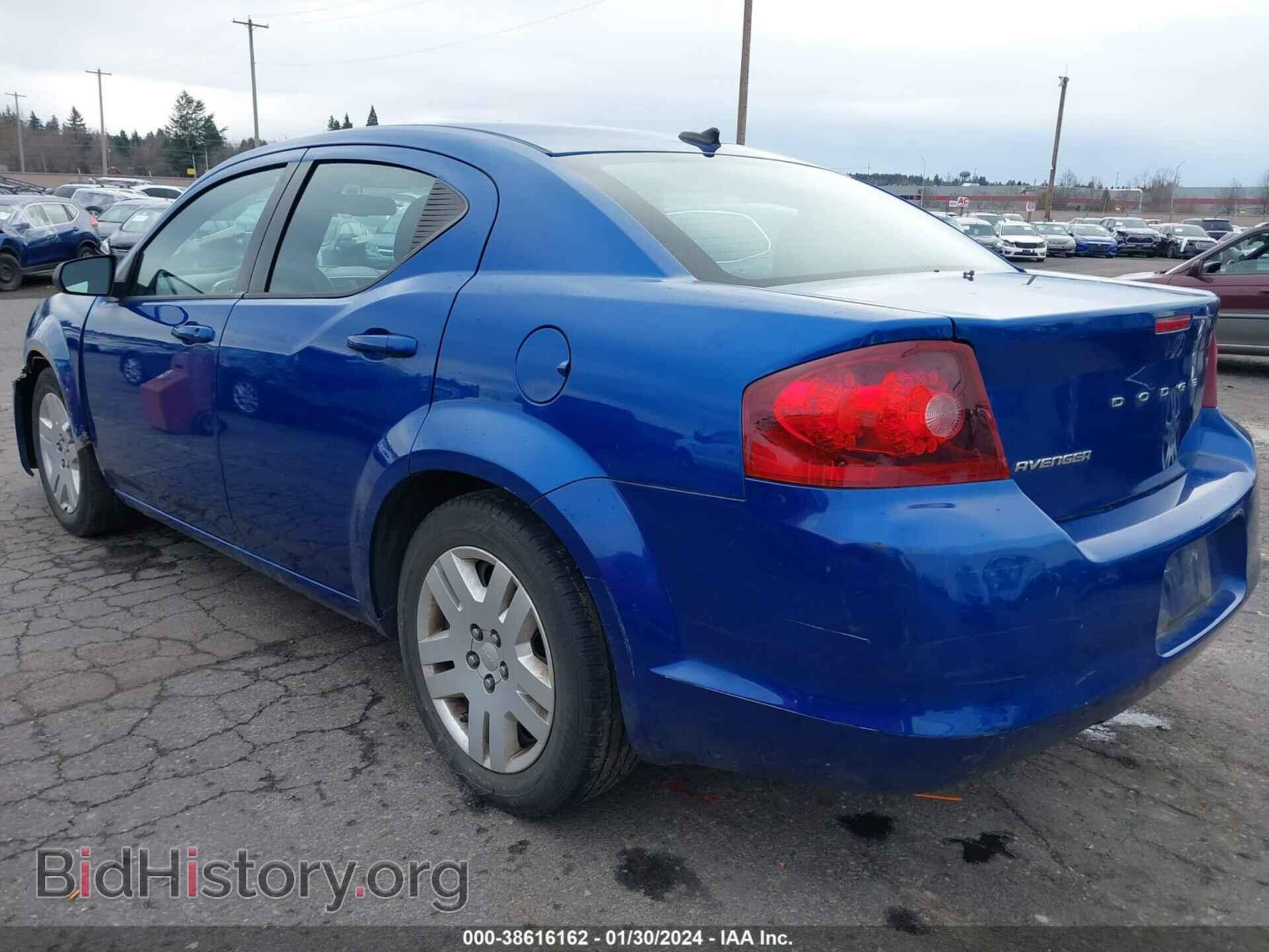 2013 DODGE AVENGER - VIN: 1C3CDZAB0DN598951 - Фото 3