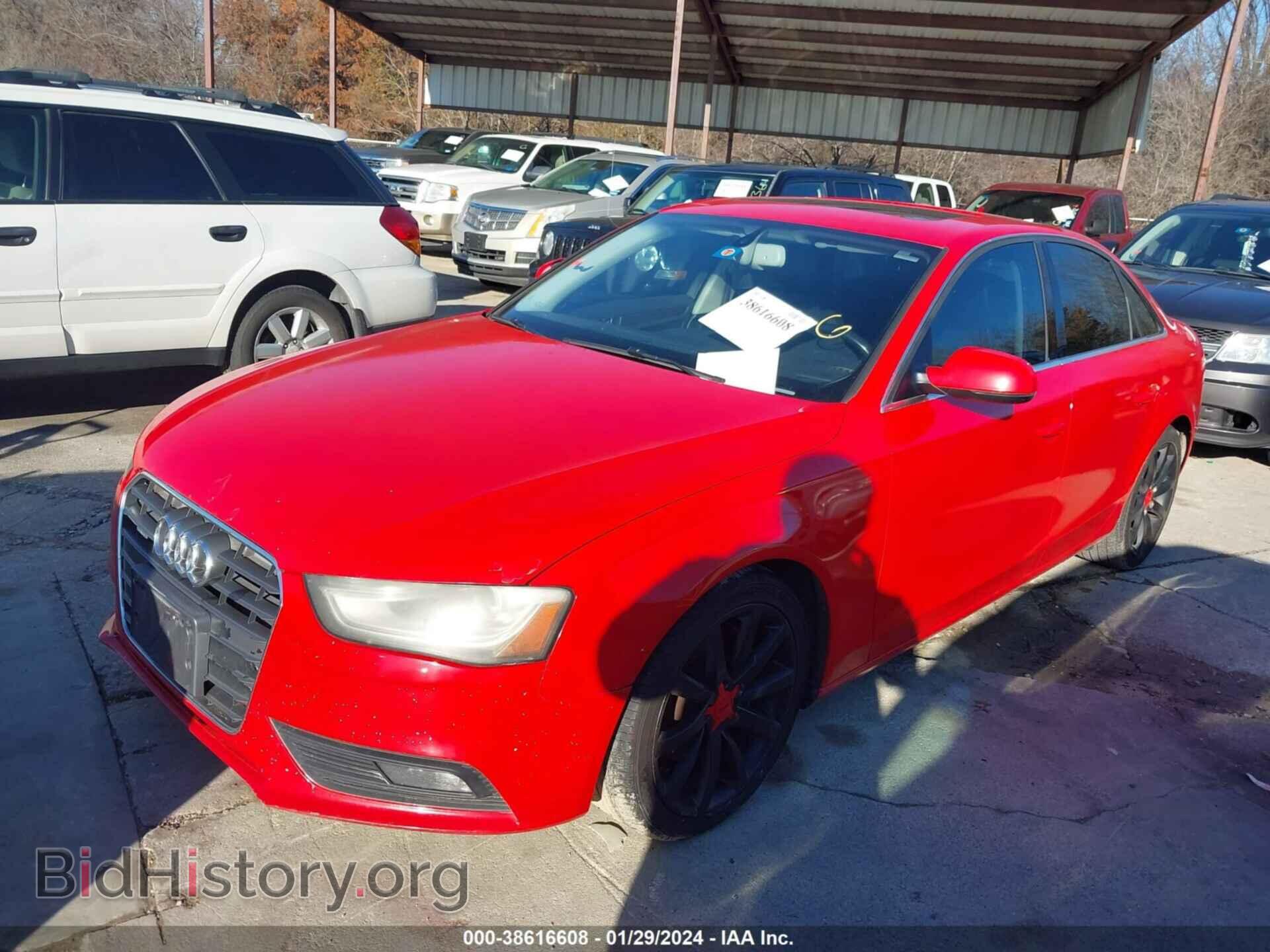 2013 AUDI A4 - VIN: WAUFFAFL6DN042338 - Фото 2