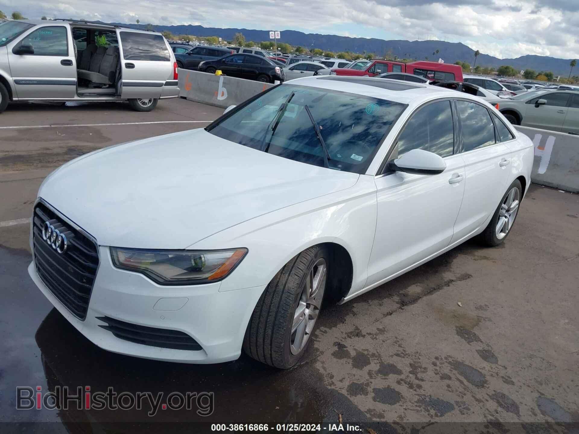 2014 AUDI A6 - VIN: WAUGFAFCXEN024351 - Photo 2