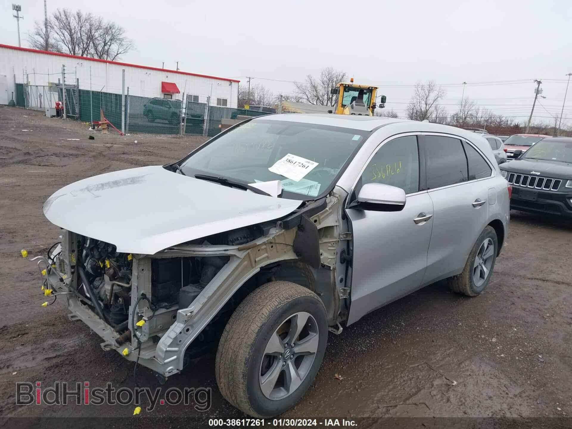 2014 ACURA MDX - VIN: 5FRYD4H27EB010326 - Фото 2