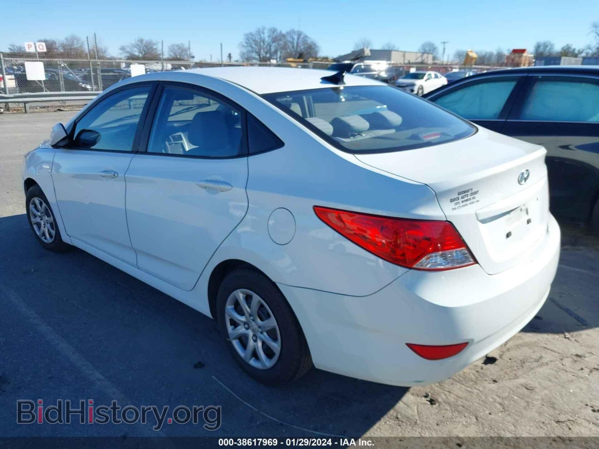 2013 HYUNDAI ACCENT - VIN: KMHCT4AE0DU287162 - Фото 3