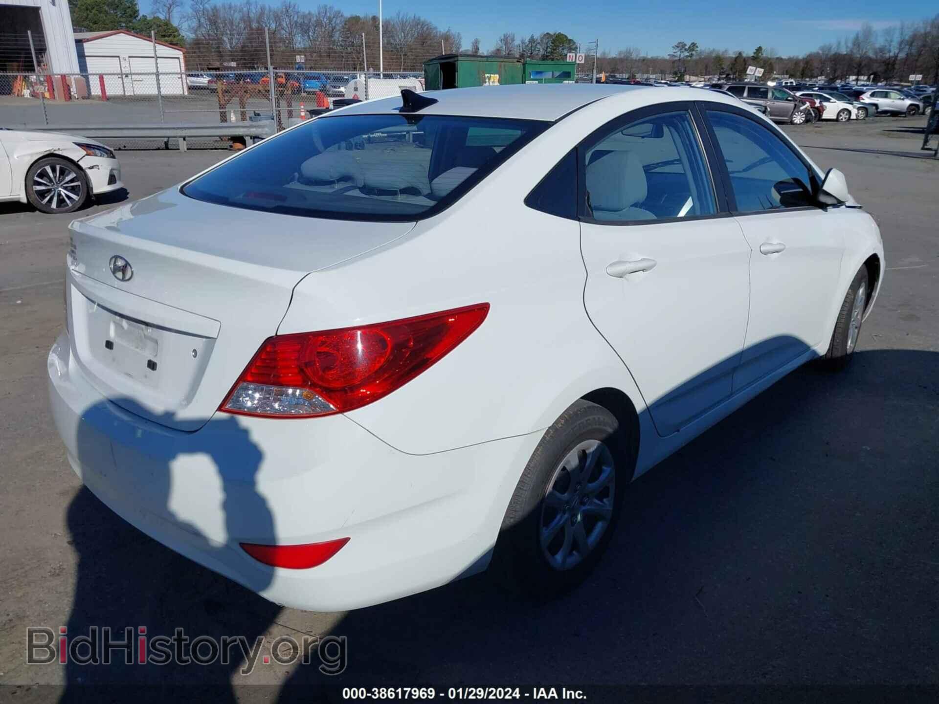 2013 HYUNDAI ACCENT - VIN: KMHCT4AE0DU287162 - Фото 4