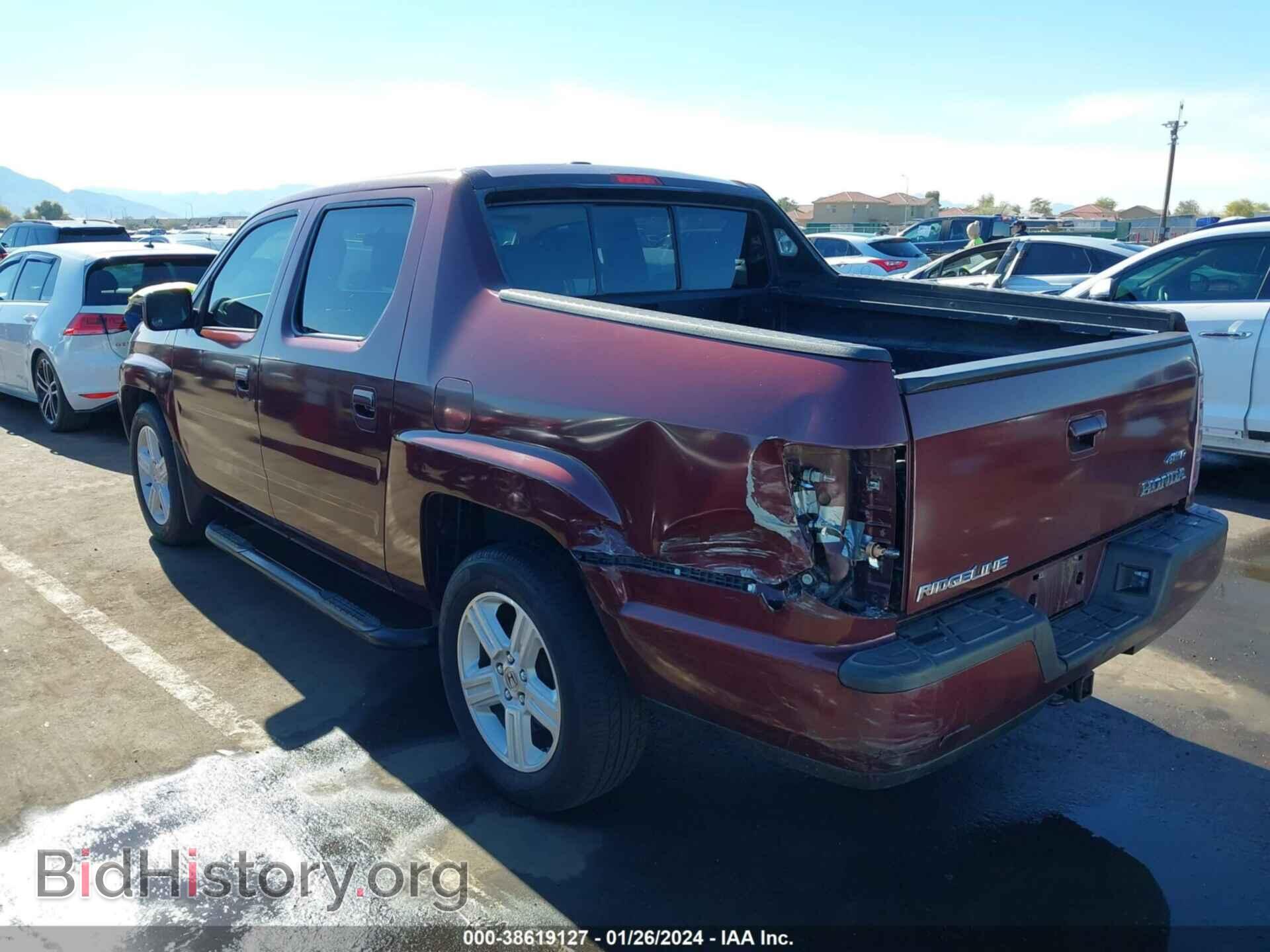 2009 HONDA RIDGELINE - VIN: 5FPYK165X9B101042 - Фото 3