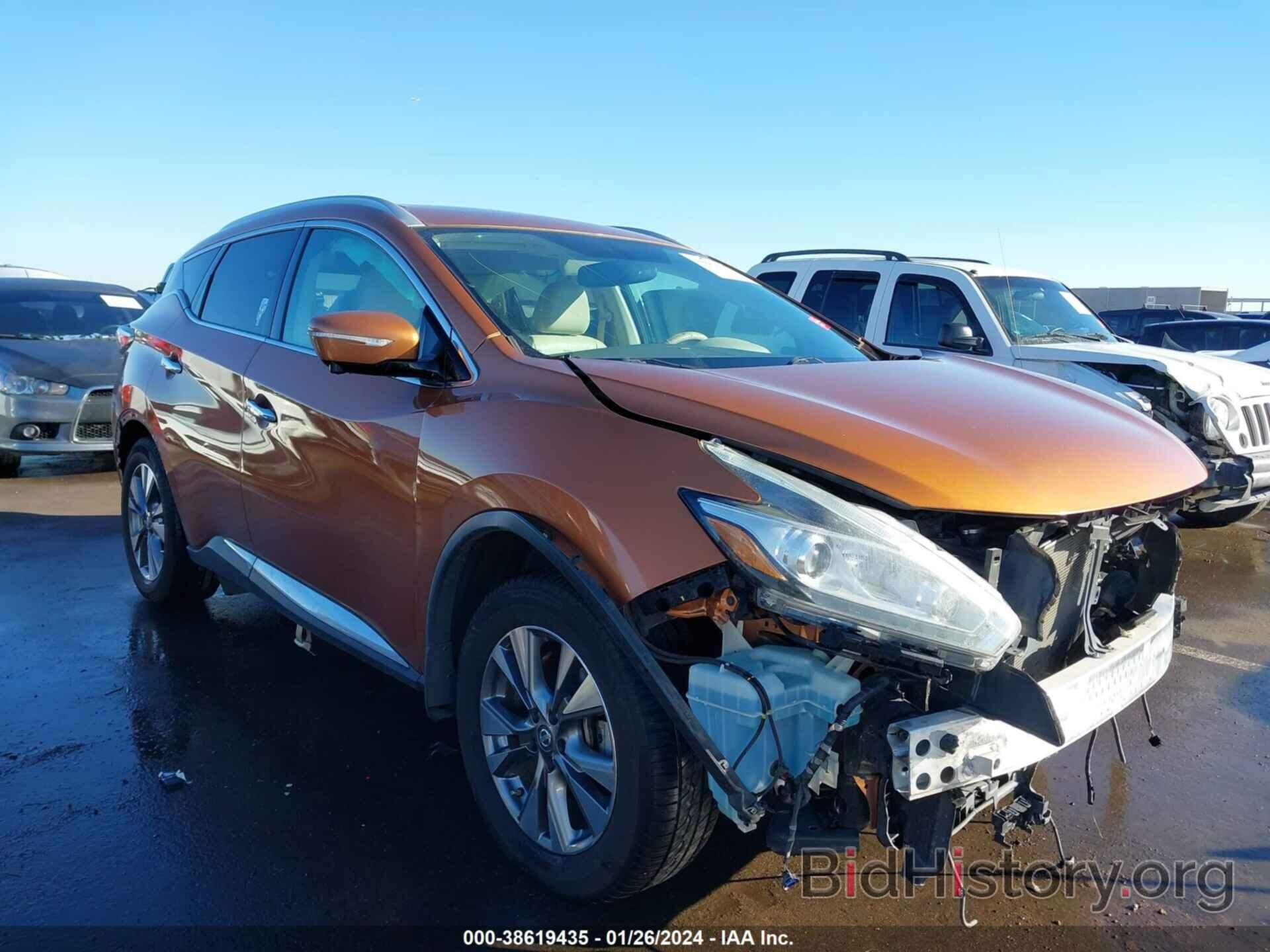 Photo 5N1AZ2MH9FN236451 - NISSAN MURANO 2015