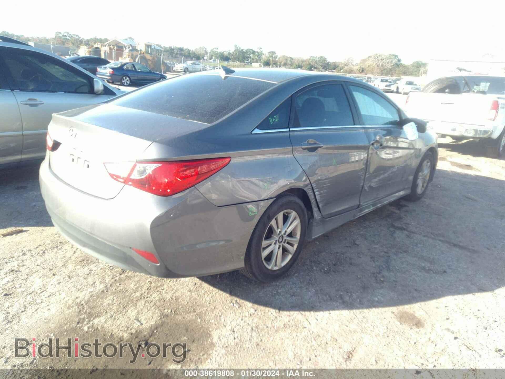 2014 HYUNDAI SONATA - VIN: 5NPEB4ACXEH921202 - Фото 4