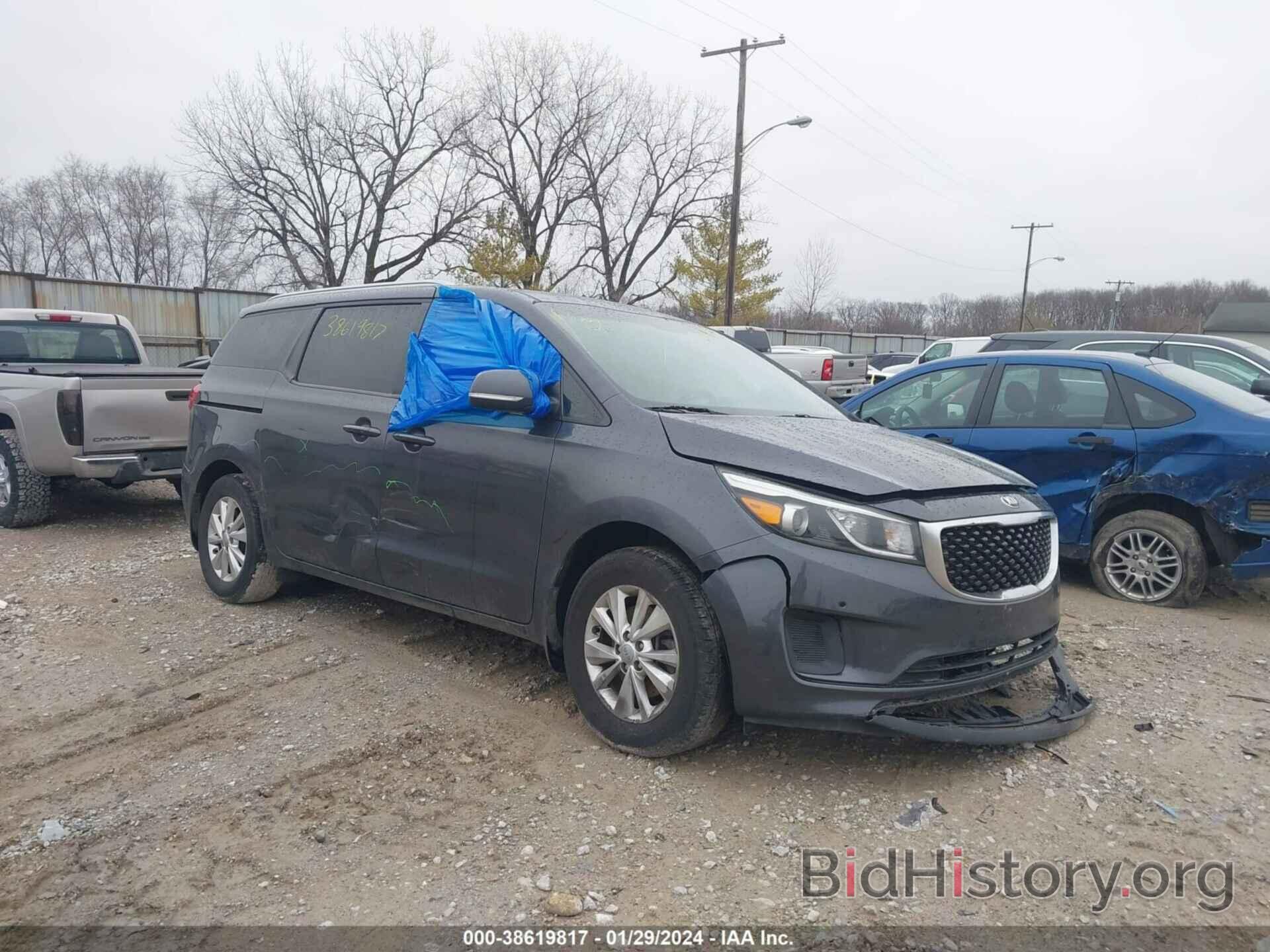 Photo KNDMB5C15G6210582 - KIA SEDONA 2016